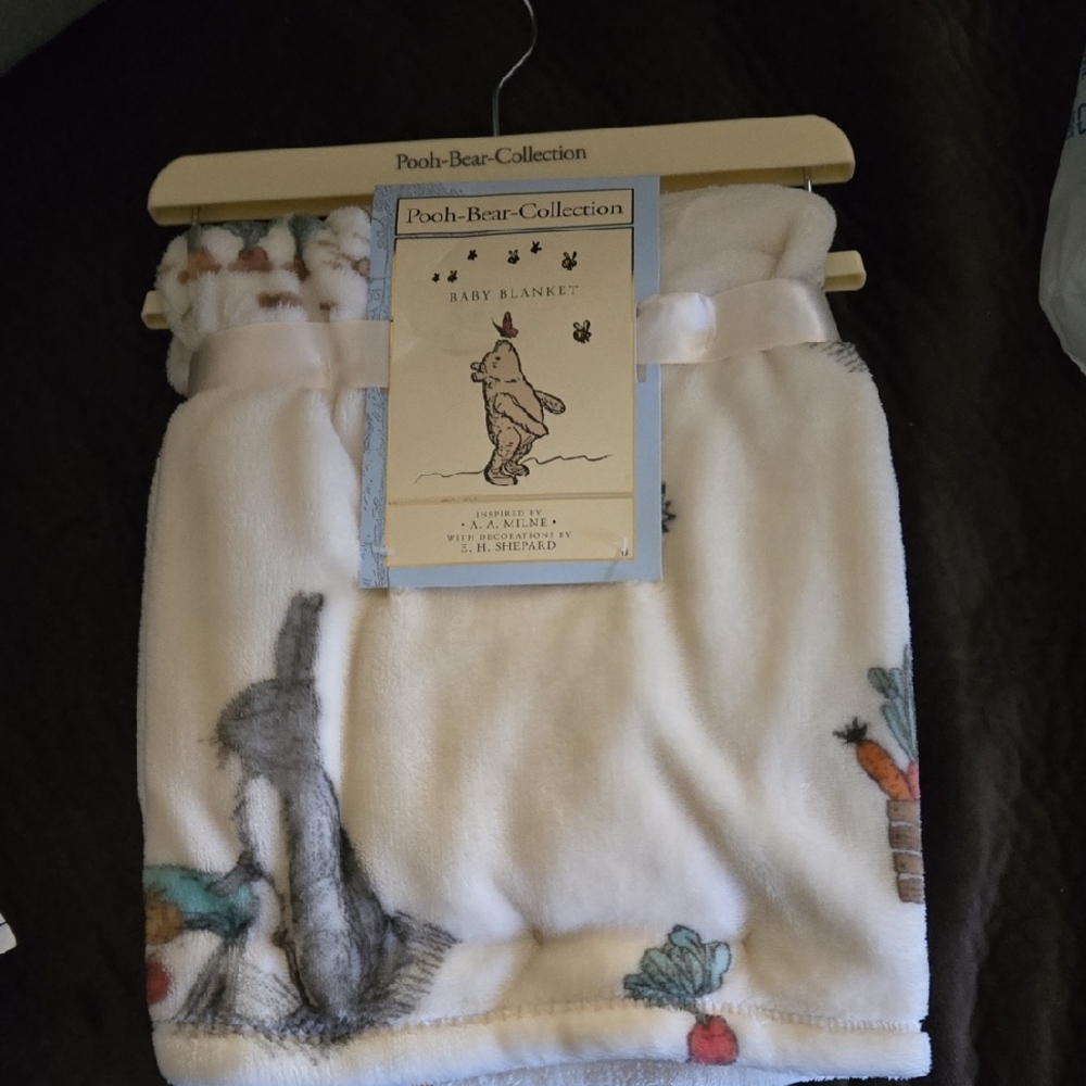 Pooh Bear Collection Baby Blanket